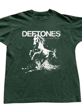Dark Green Graphic T-Shirt